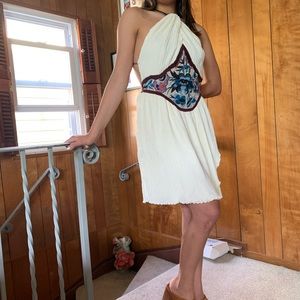 NWT Free People Marcella Embroidered halter dress